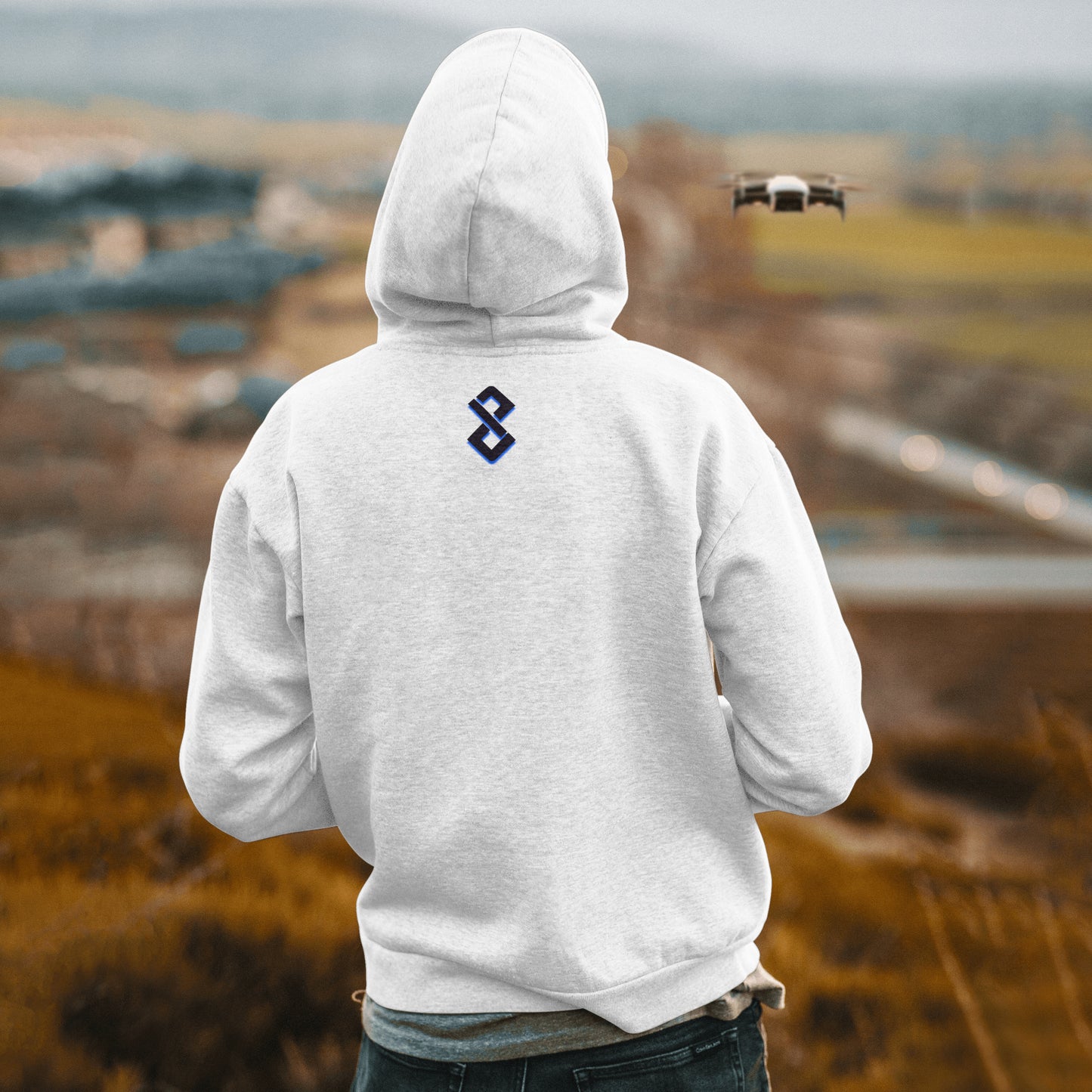 White 3SD Hoodie