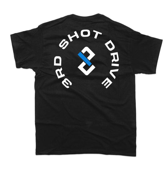 3SD Signature Logo Black Short Sleeve T-Shirt