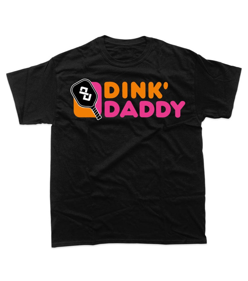 Dink Daddy Unisex Black Short Sleeve T-Shirt