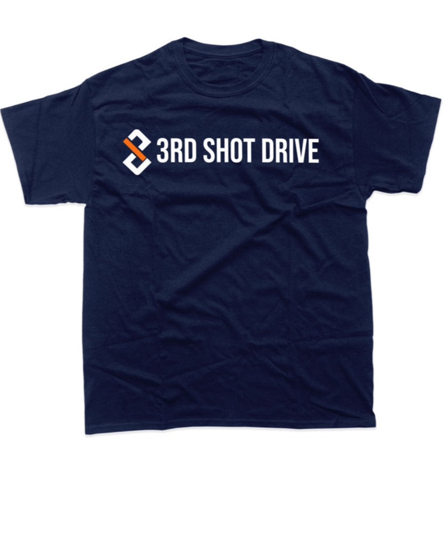 3SD Signature Logo Navy Short Sleeve T-Shirt