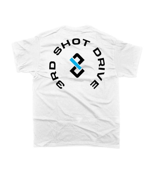 3SD Signature Logo White Short Sleeve T-Shirt